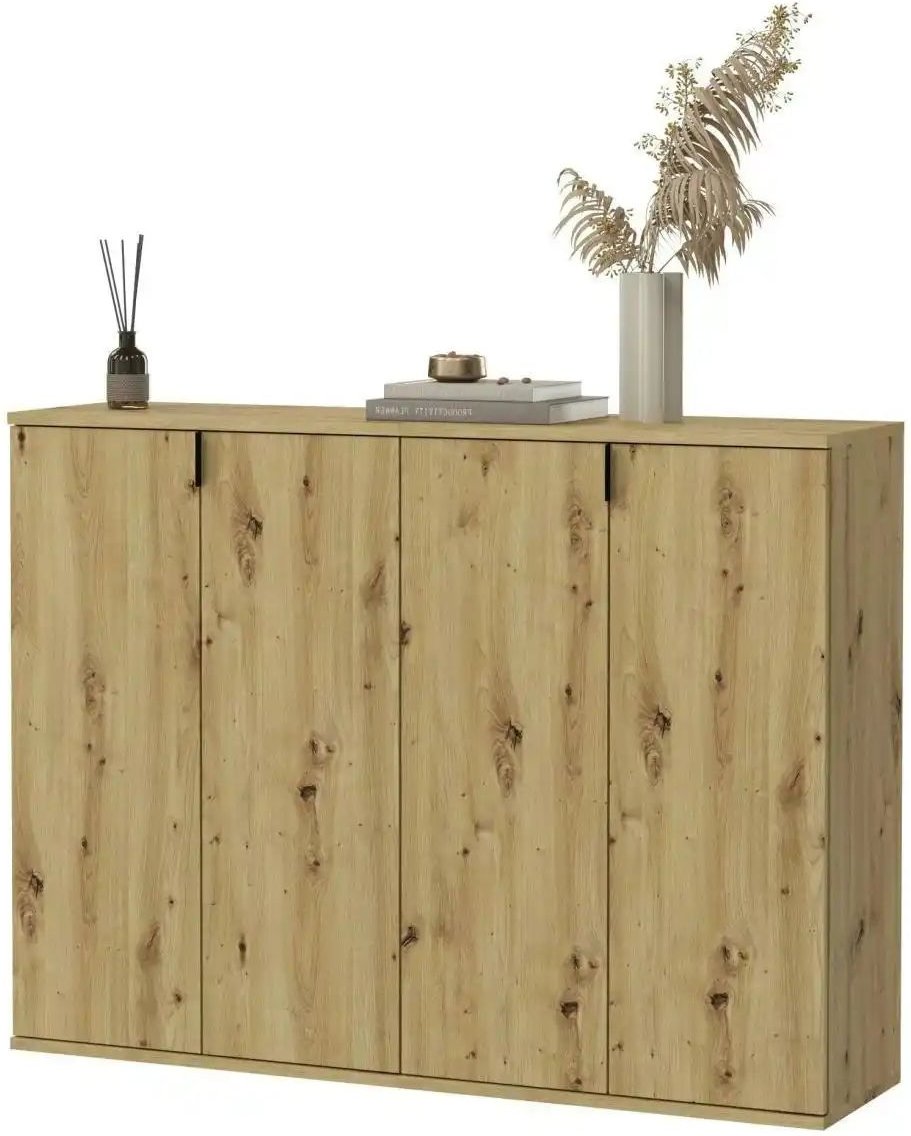 Thumbnail - Schuhschrank-Set Projekt X ¦ holzfarben ¦ Maße (cm): B: 122 H: 99 T: 34.0 Garderoben & Kleiderstangen > Garderoben Schu...