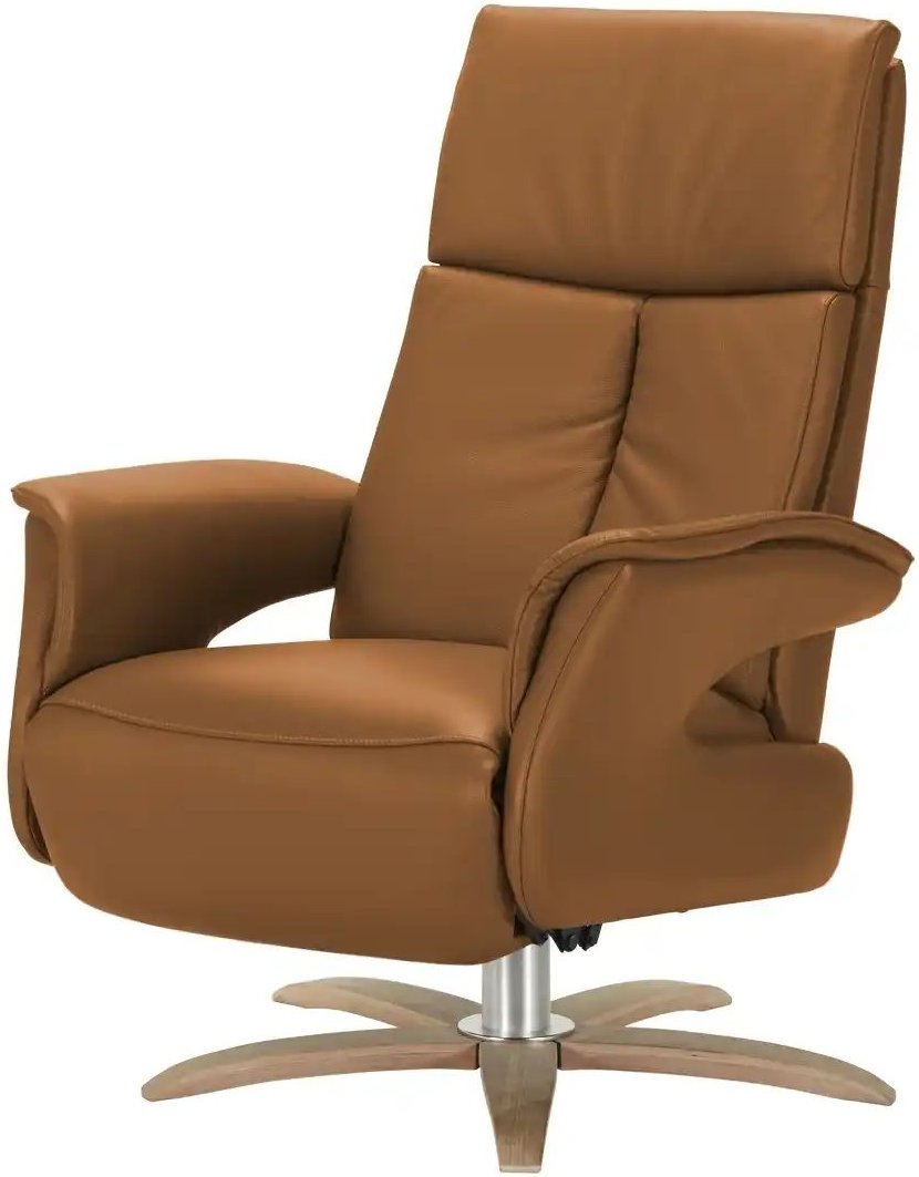 Nils Olsen Relaxsessel aus Leder Lia ¦ braun ¦ Maße (cm): B: 78 H: 108 T: 86.0 Polstermöbel > Sessel > Relaxsessel - Hö...