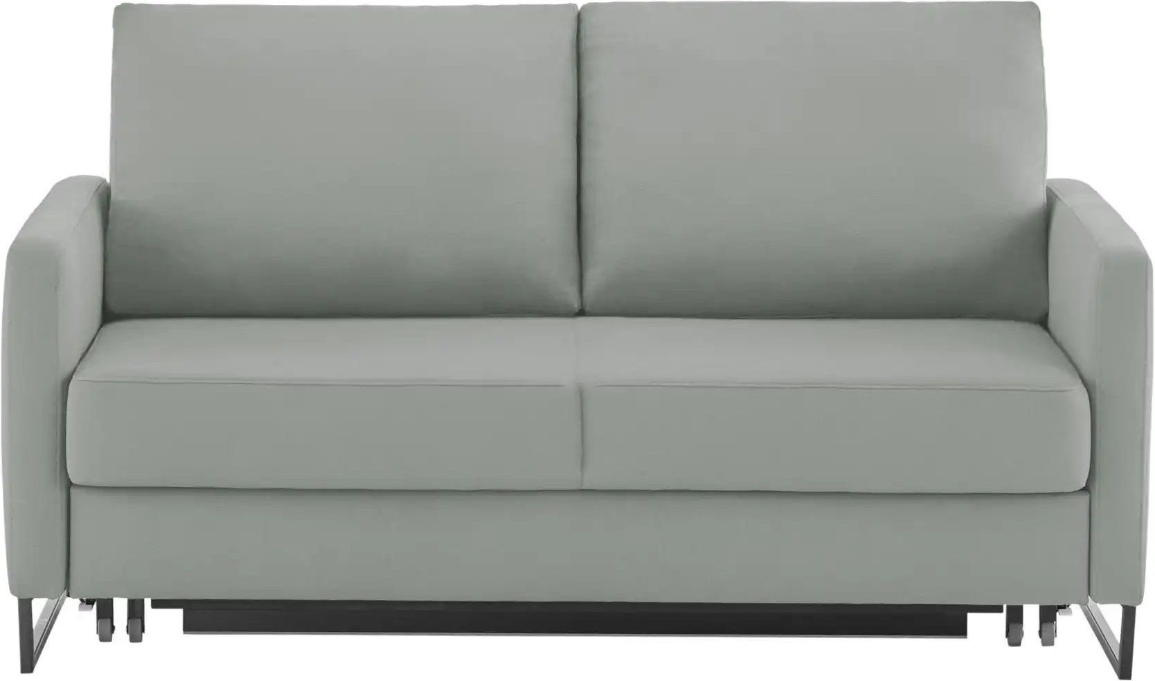 Schlafsofa aus Flachgewebe Fürth ¦ grau ¦ Maße (cm): B: 160 H: 90 T: 95.0 Polstermöbel > Sofas > 2-Sitzer - Höffner