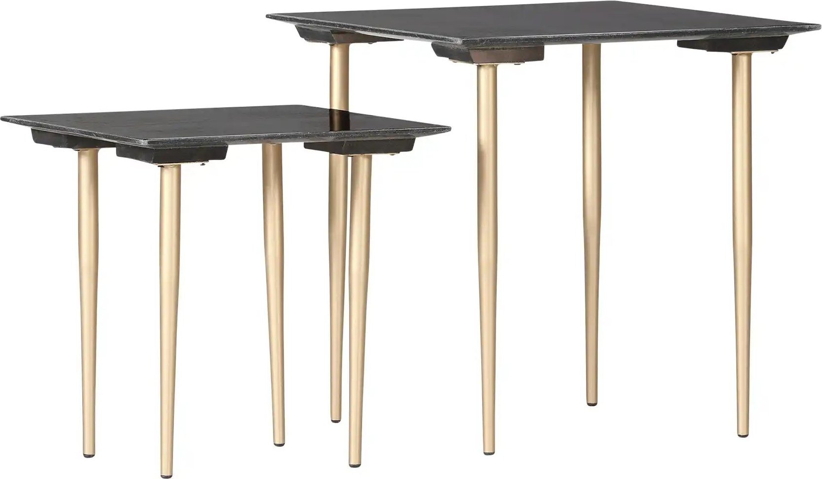 Thumbnail - Beistelltisch 2er Set  Plateau ¦ grau Tische > Beistelltische > Beistelltische ohne Rollen - Höffner