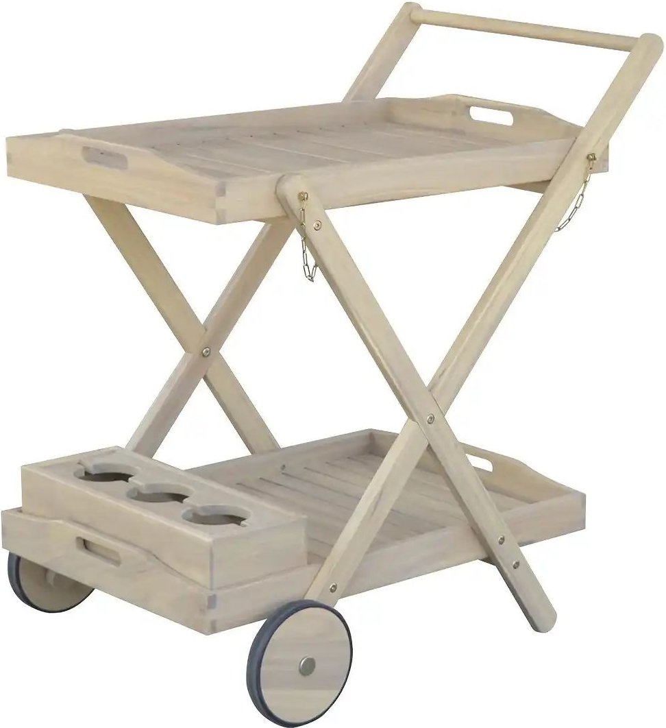 Yorkshire Servierwagen Holstein ¦ Maße (cm): B: 55 H: 82 T: 79.0 Garten > Gartenzubehör > Gartenaufbewahrung - Höffner