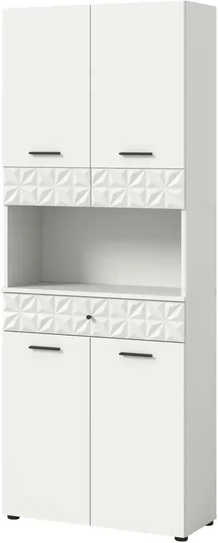 Hochschrank Priestersee ¦ weiß ¦ Maße (cm): B: 70 H: 187 Schränke > Badschränke > Bad-Hochschränke - Höffner