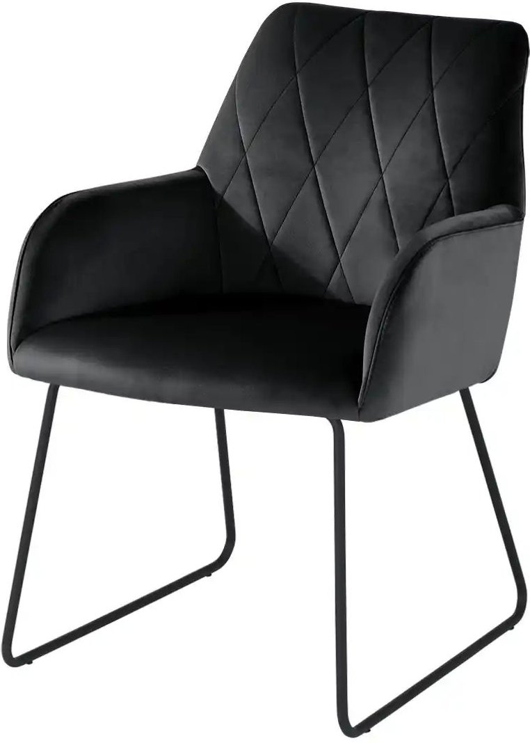 Woodford Armlehnstuhl Bristol ¦ schwarz ¦ Maße (cm): B: 60 H: 88 T: 67.0 Stühle > Esszimmerstühle > Esszimmerstühle mit...