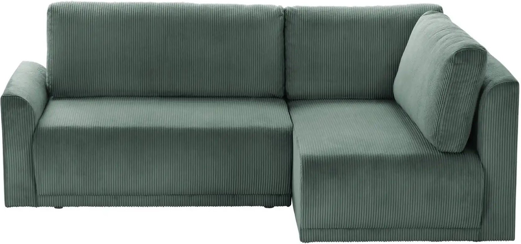 Ecksofa mit Schlaffunktion Malyn ¦ grün ¦ Maße (cm): B: 235 H: 90 T: 160.0 Polstermöbel > Sofas > Schlafsofas - Höffner