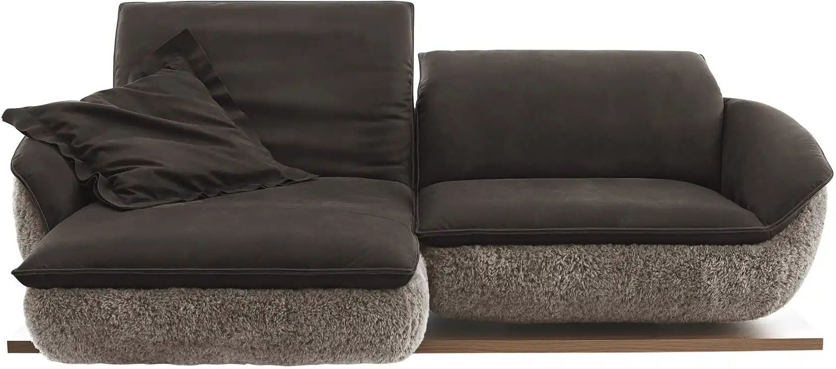 KOINOR Ecksofa Mooove ¦ braun ¦ Maße (cm): B: 242 H: 99 T: 120.0 Polstermöbel > Sofas > Ecksofas - Höffner