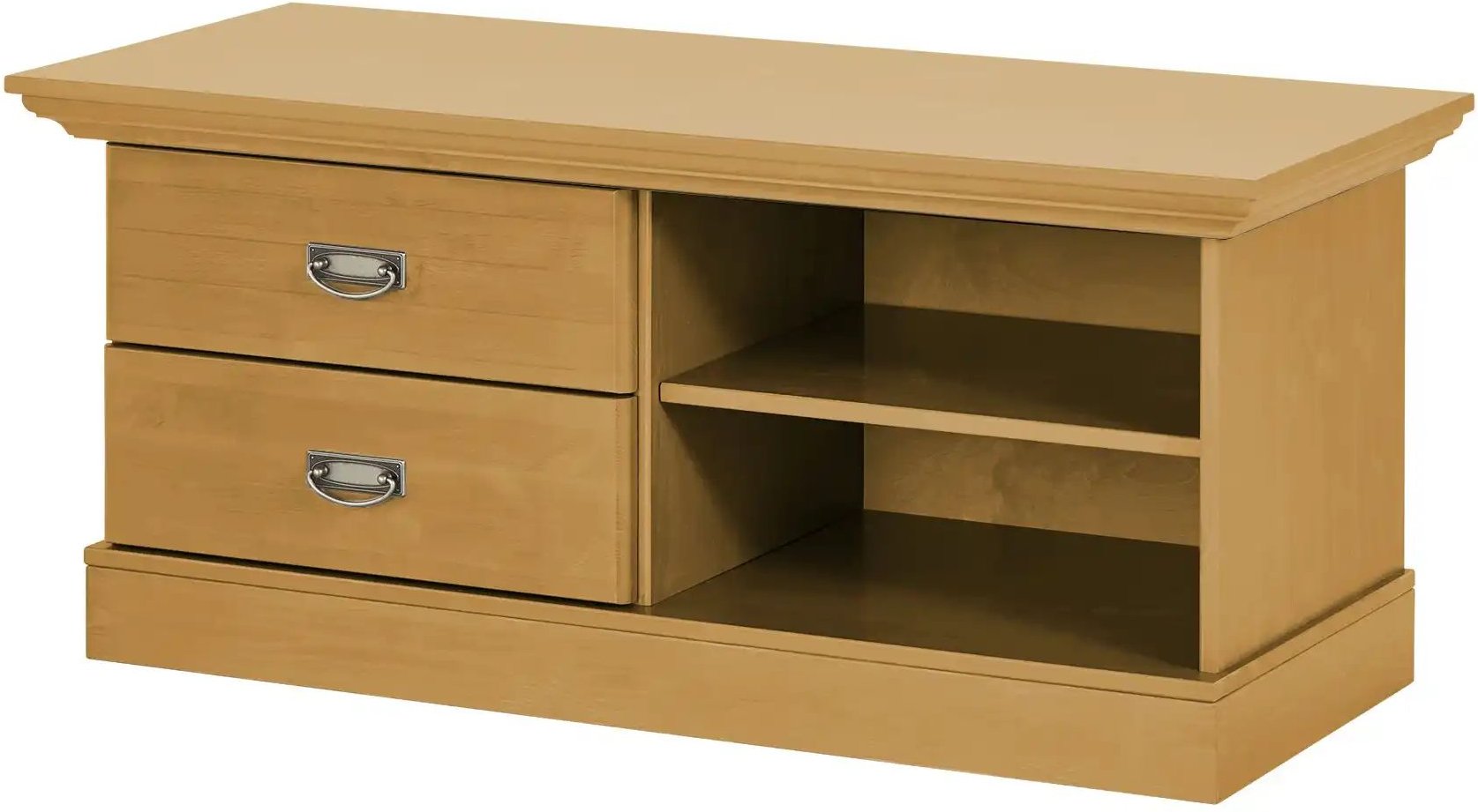 maison bleue Lowboard Florian ¦ holzfarben ¦ Maße (cm): B: 118,5 H: 53,4 T: 48.0 Kommoden & Sideboards > Lowboards - Hö...