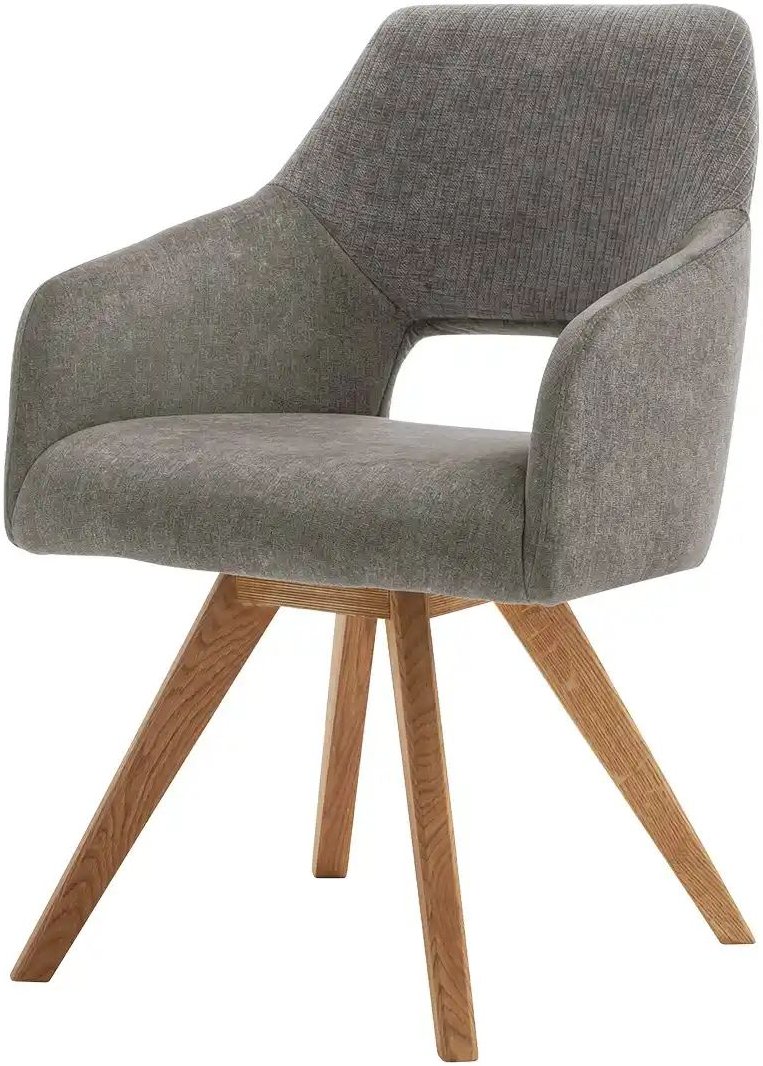 Woodford Armlehnstuhl Moderna ¦ beige ¦ Maße (cm): B: 57 H: 84 T: 59.0 Stühle > Esszimmerstühle > Esszimmerstühle mit A...