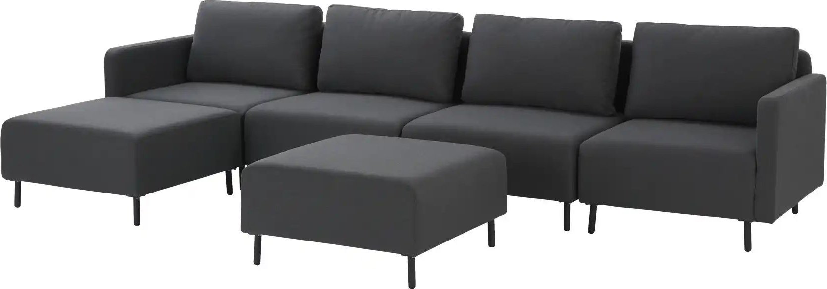 Lounge-Set Holly ¦ grau Garten > Gartenmöbel > Gartenmöbelsets - Höffner