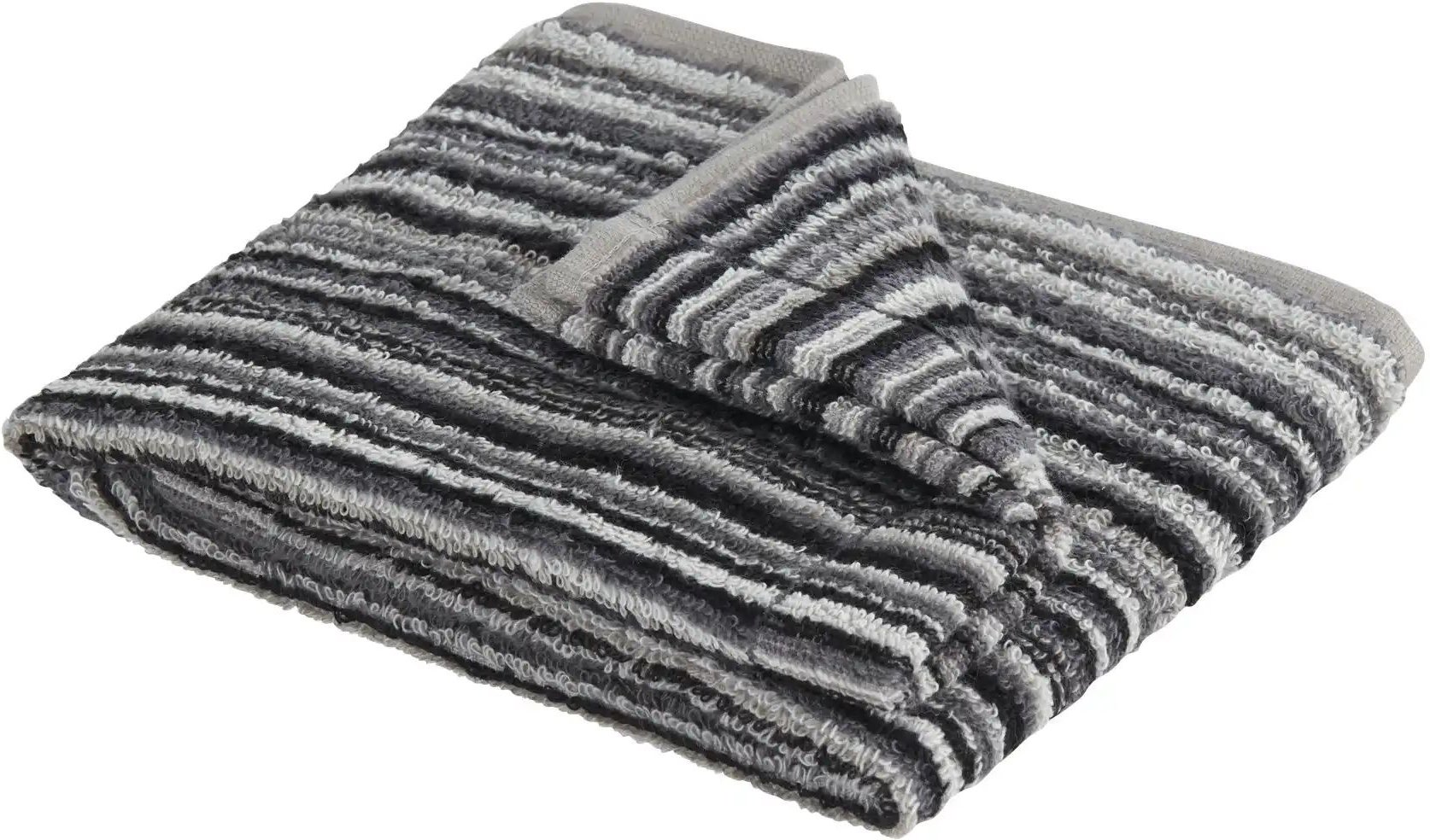 como Gästetuch Jacquard Streifen ¦ grau ¦ Maße (cm): B: 30 Badtextilien > Handtücher & Badetücher > Handtücher - Höffne...