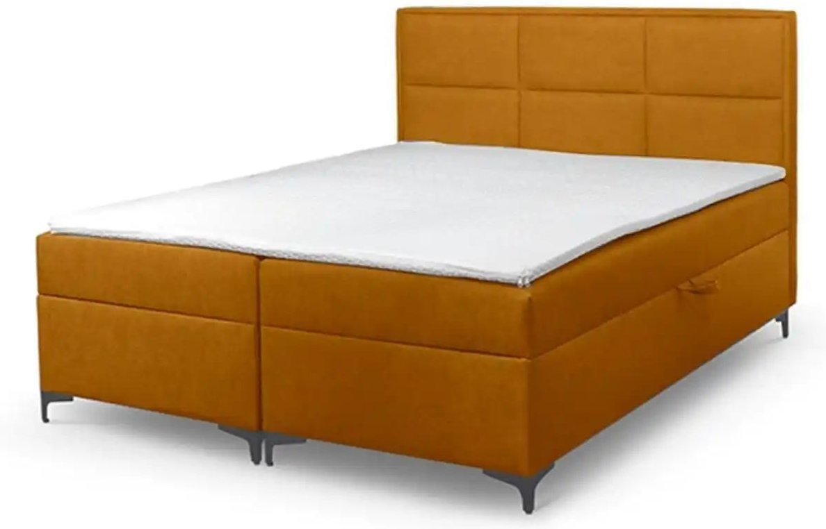 Boxbett mit Bettkasten Vaduz ¦ gelb ¦ Maße (cm): B: 180 H: 110 Betten > Komfortbetten - Höffner