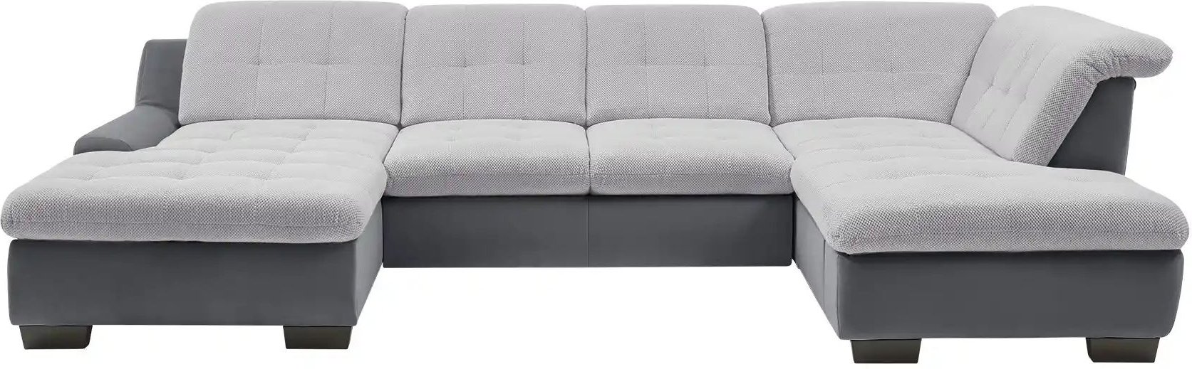 Lounge Collection Wohnlandschaft Davinci ¦ grau ¦ Maße (cm): B: 346 H: 85 T: 195.0 Polstermöbel > Sofas > Wohnlandschaf...