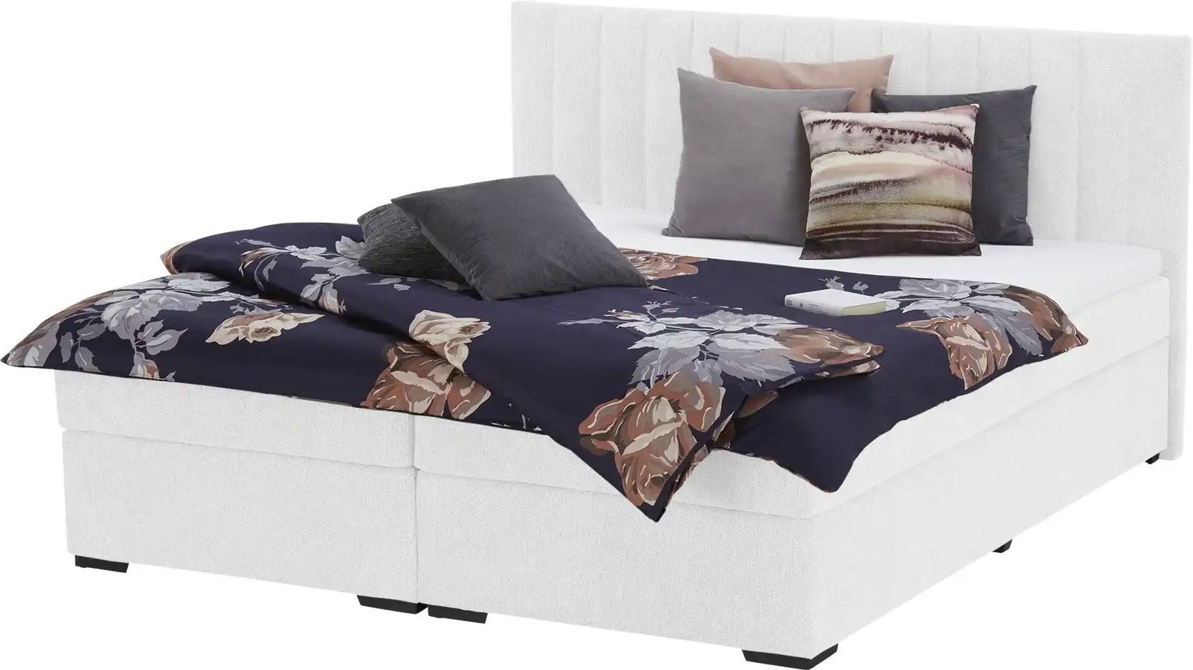 Boxbett  Didcot ¦ creme ¦ Maße (cm): B: 187 H: 104 Betten > Polsterbetten - Höffner