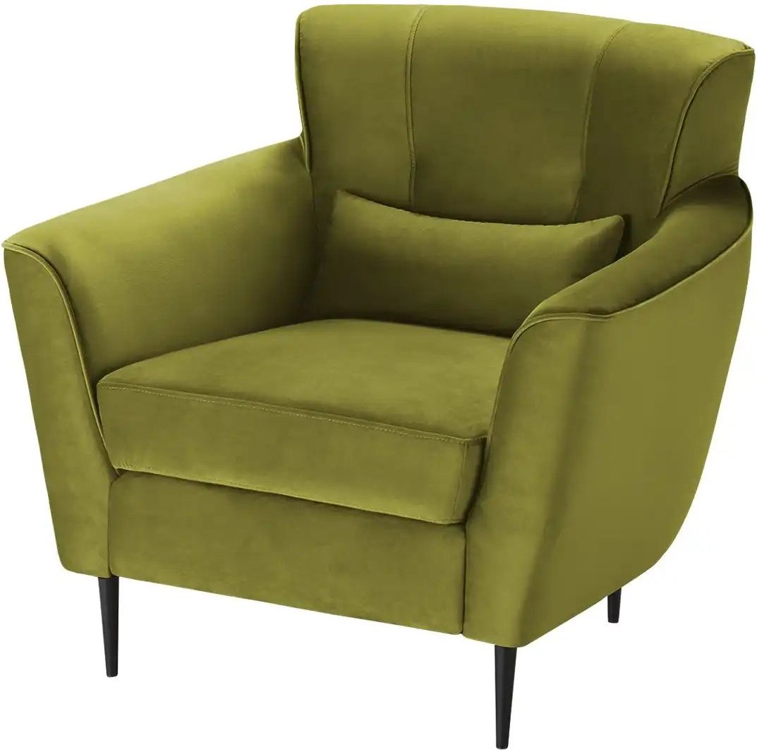 switch Samtsessel aus Samt Teddy ¦ grün ¦ Maße (cm): B: 87 H: 82 T: 83.0 Polstermöbel > Sessel > Polstersessel - Höffner