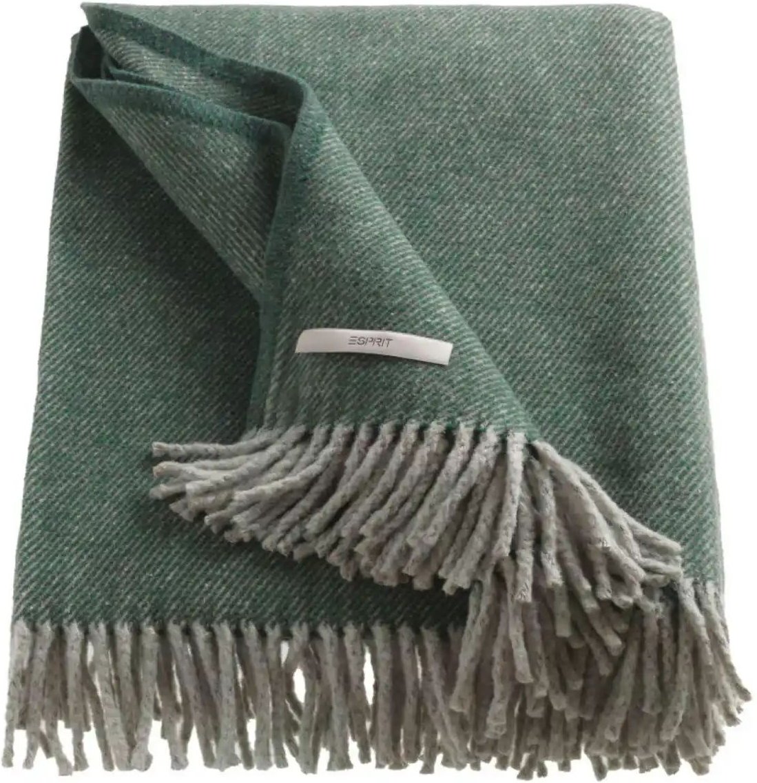 Esprit Plaid Jade ¦ grün ¦ Baumwollmischgewebe ¦ Maße (cm): B: 140 Dekokissen & Decken > Kuscheldecken & Wohndecken - H...