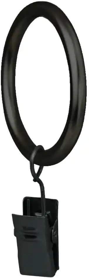 Mydeco Rundringe 8er-Set ¦ schwarz ¦ Stahl ¦ Maße (cm): B: 0,5 H: 5 Gardinen & Rollos > Gardinenstangen & Zubehör > Ga...