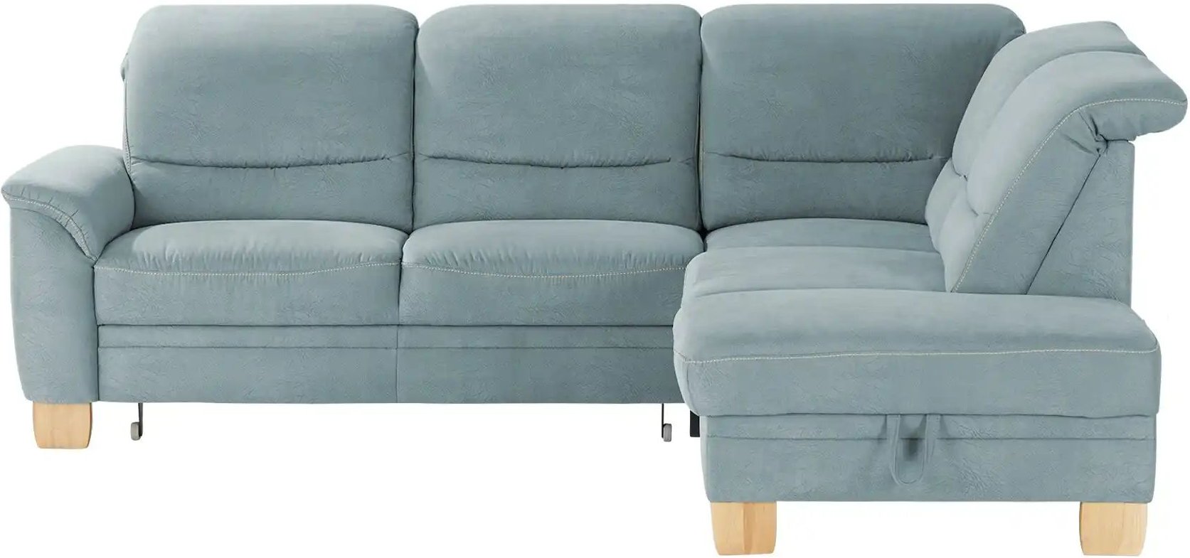 Thumbnail - meinSofa Ecksofa Liva ¦ blau ¦ Maße (cm): B: 254 H: 106 T: 224.0 Polstermöbel > Sofas > Ecksofas - Höffner