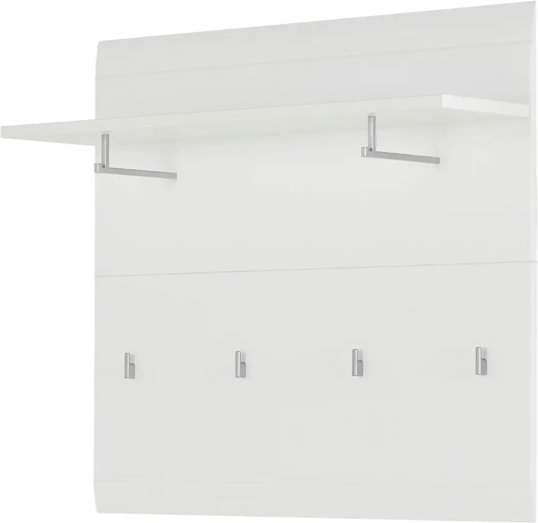 uno Garderobenpaneel Akzent ¦ weiß ¦ MDF-Platte ¦ Maße (cm): B: 96 H: 90 T: 31.0 Garderoben & Kleiderstangen > Wandgard...