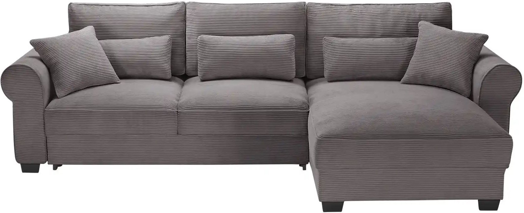 uno Ecksofa beidseitig montierbar Angelina groß ¦ braun ¦ Maße (cm): B: 318 H: 92 T: 197.0 Polstermöbel > Sofas > Ecksof...