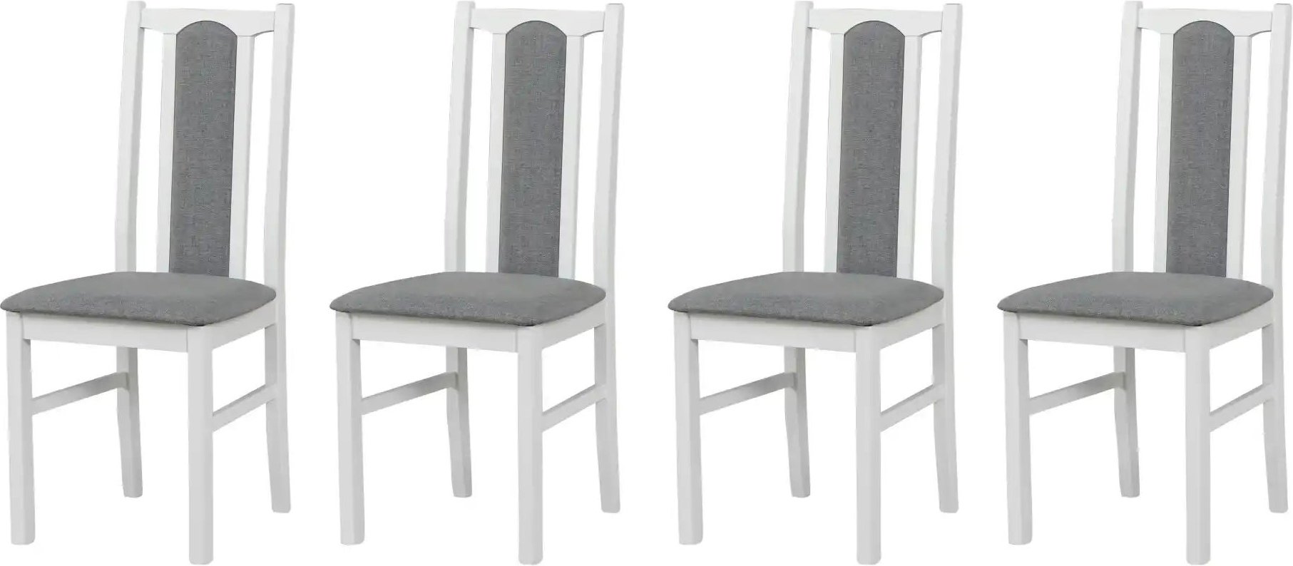 Esszimmerstuhl 4er-Set ¦ weiß ¦ Maße (cm): B: 43 H: 94 Stühle > Küchenstühle > Polster Küchenstühle - Höffner