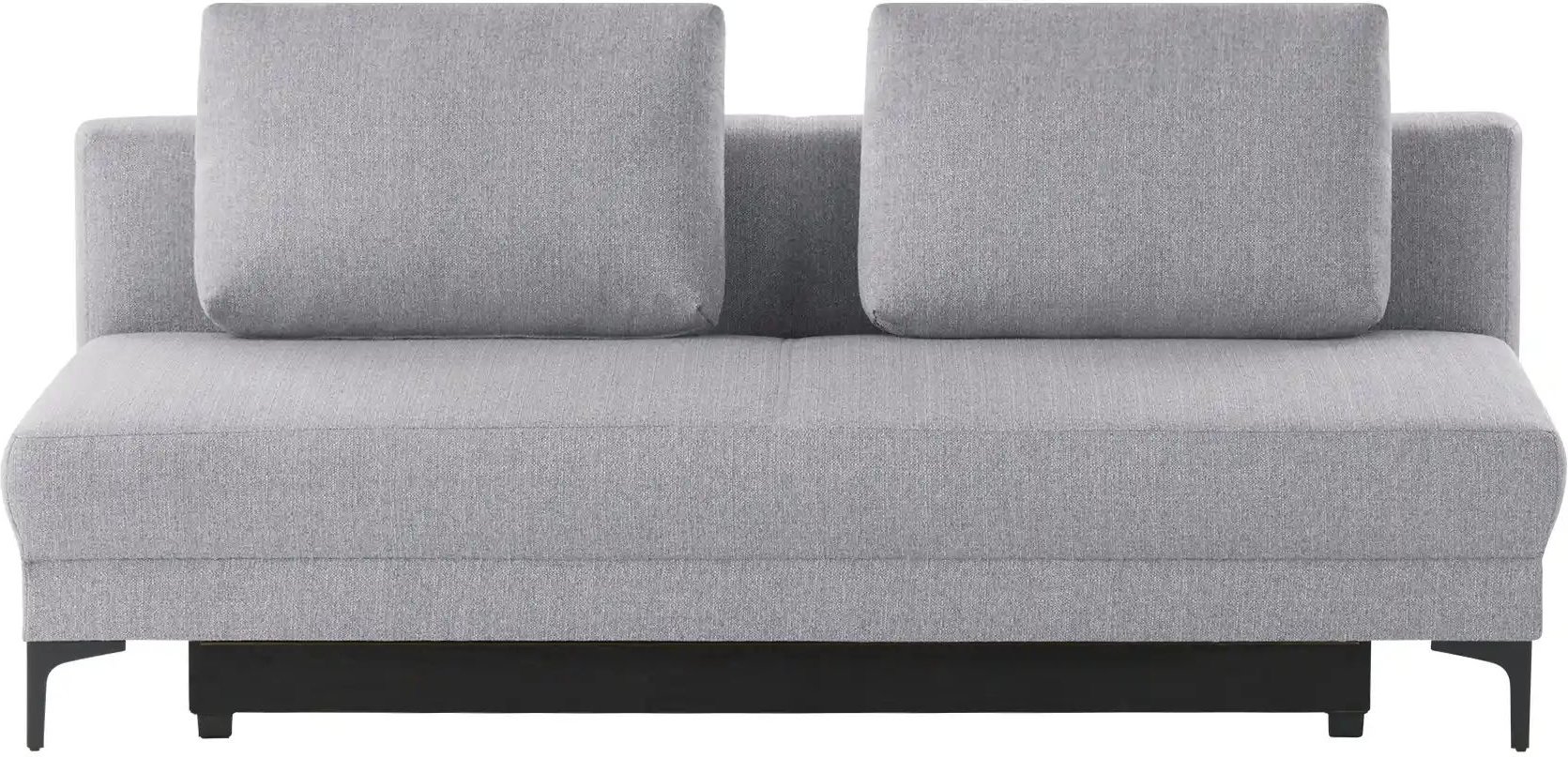 Schlafsofa mit Schlaffunktion Genua ¦ grau ¦ Maße (cm): B: 205 H: 89 T: 104.0 Polstermöbel > Sofas > Einzelsofas - Höffn...