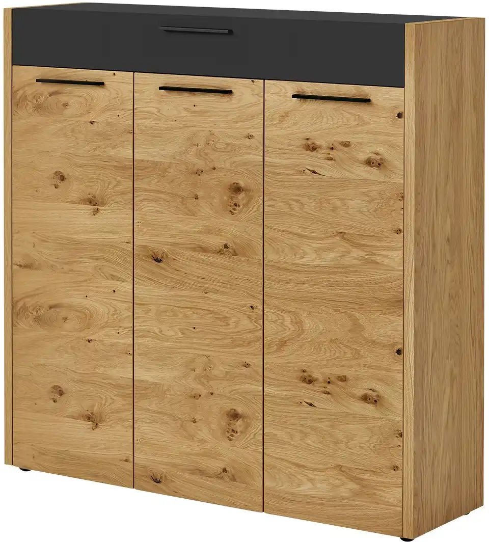 Woodford Schuhkommode Lina ¦ holzfarben ¦ Maße (cm): B: 127 H: 126 T: 37.0 Garderoben & Kleiderstangen > Garderoben Sch...