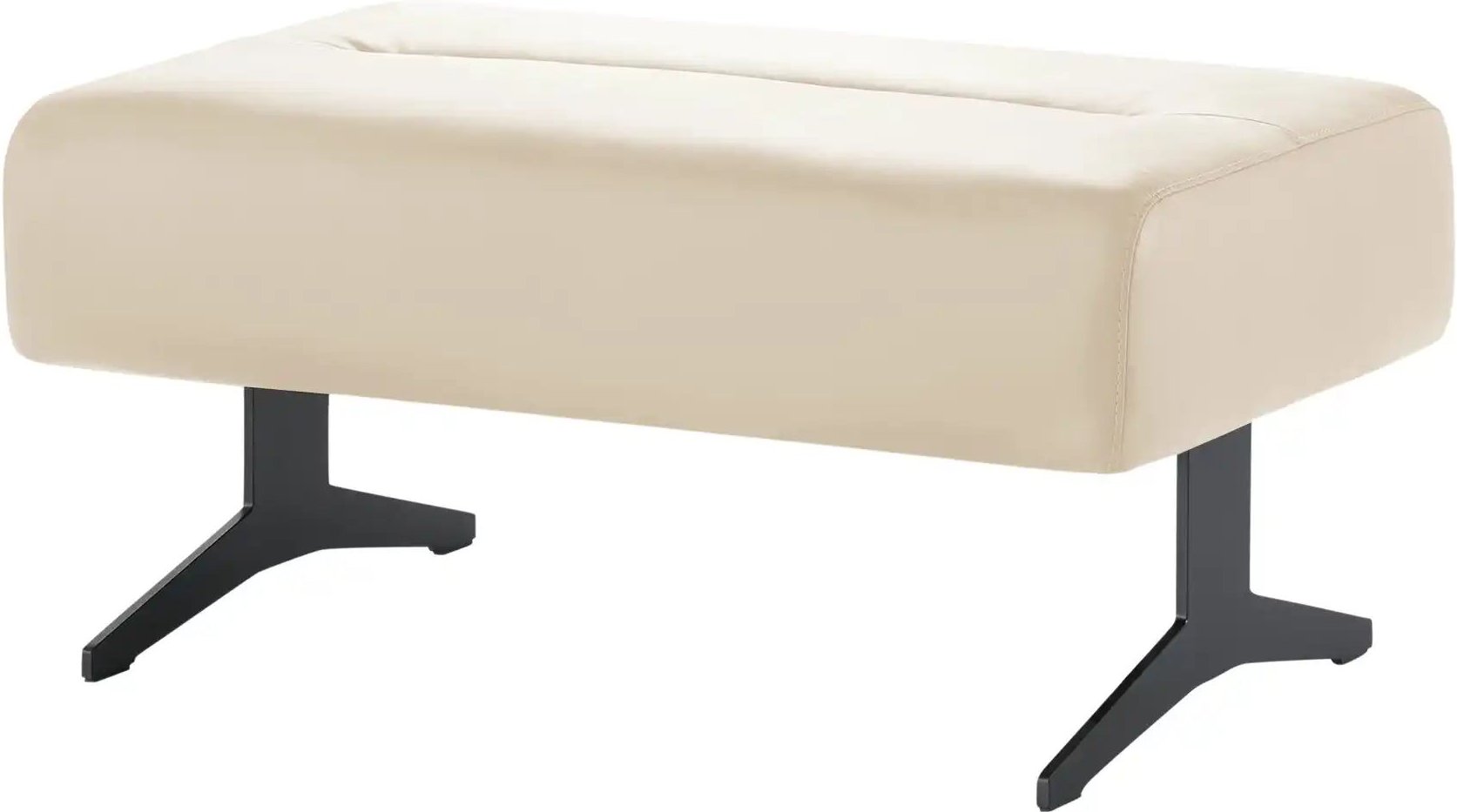 Stressless Hocker aus Leder Stella ¦ creme ¦ Maße (cm): B: 90 H: 44 T: 57.0 Polstermöbel > Hocker - Höffner