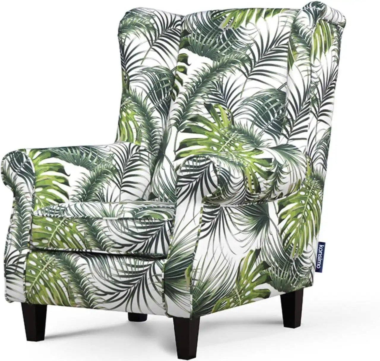 KONSIMO Ohrensessel Miles ¦ weiß ¦ Maße (cm): B: 82 H: 105 Polstermöbel > Sessel > Ohrensessel - Höffner