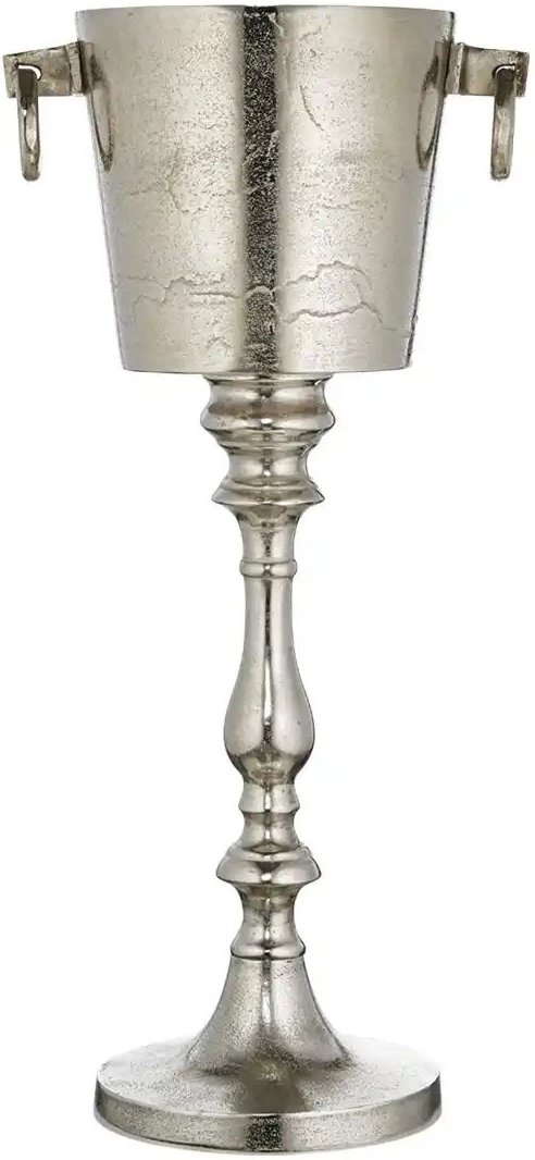 Weinkühler ¦ silber ¦ Metall ¦ Maße (cm): B: 33 H: 69 T: 23.0 Zubehör Weingenuss - Höffner