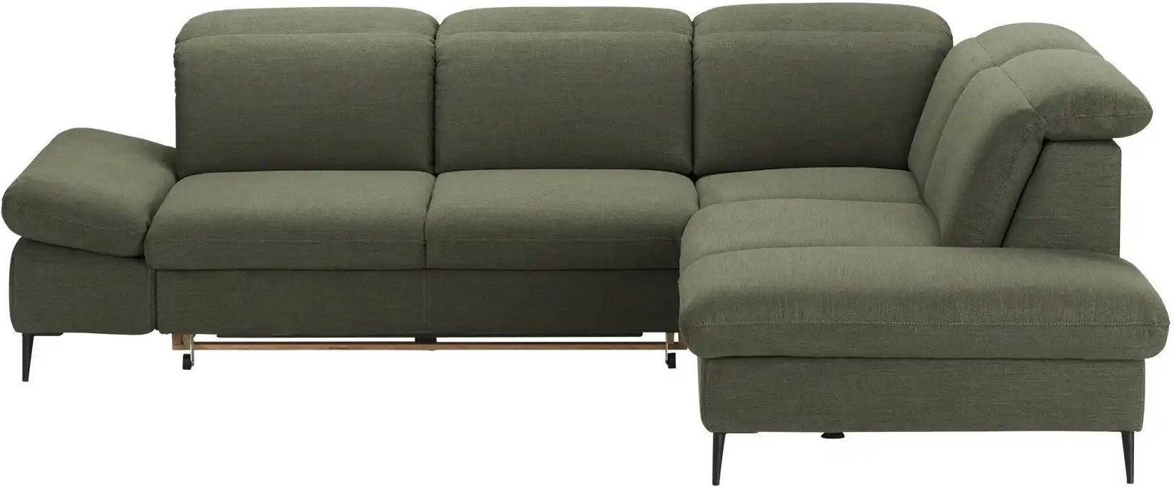 uno Ecksofa Serra ¦ grün ¦ Maße (cm): B: 268 H: 81 T: 215.0 Polstermöbel > Sofas > Ecksofas - Höffner