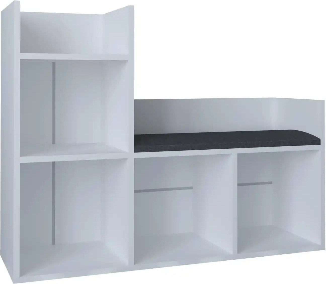 Schuhregal Lelus ¦ weiß ¦ Maße (cm): B: 108 H: 88 T: 34.0 Regale > Schuhregale - Höffner