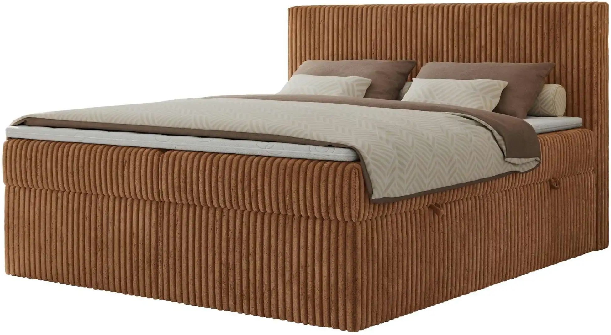 Boxbett mit Bettkasten Tiliano ¦ orange ¦ Maße (cm): B: 144 H: 119 Betten > Komfortbetten - Höffner