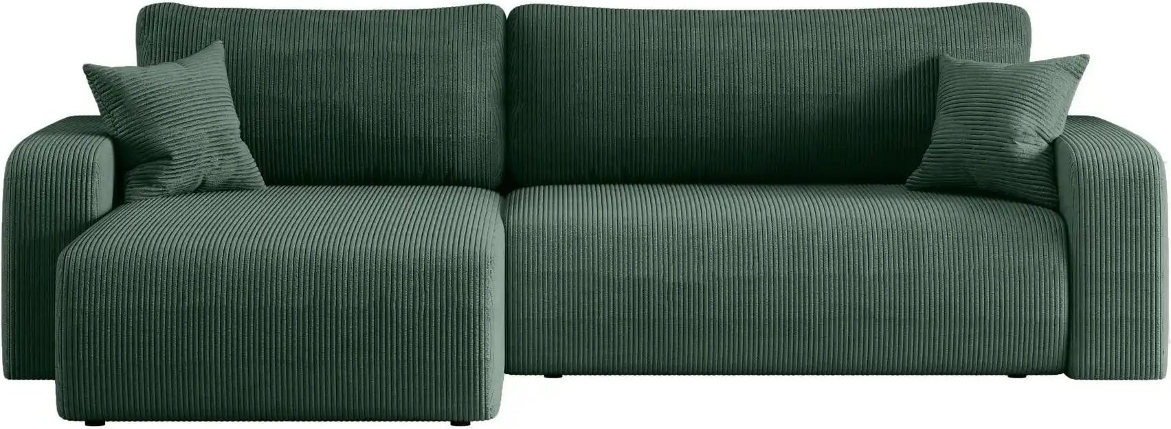Ecksofa mit Schlaffunktion Pianio ¦ grün ¦ Maße (cm): B: 272 H: 82 Polstermöbel > Sofas > Ecksofas - Höffner