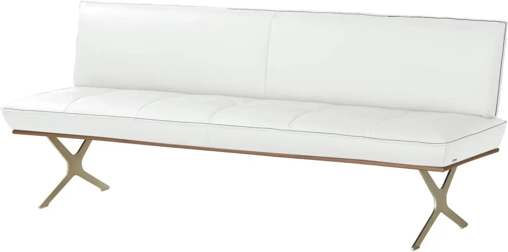 KOINOR Sitzbank Leder Dining System 1 ¦ weiß ¦ Maße (cm): B: 174 H: 88 T: 66.0 Bänke > Einzelbänke - Höffner