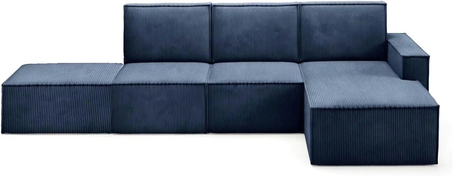 Ecksofa mit Pouf Orto ¦ blau ¦ Maße (cm): B: 329 H: 93 Polstermöbel > Sofas > Ecksofas - Höffner