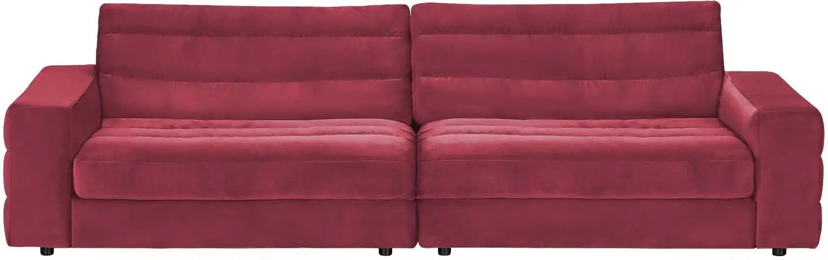 Big Sofa Scarlatti ¦ rot ¦ Maße (cm): B: 296 H: 83 T: 125.0 Polstermöbel > Sofas > 3-Sitzer - Höffner