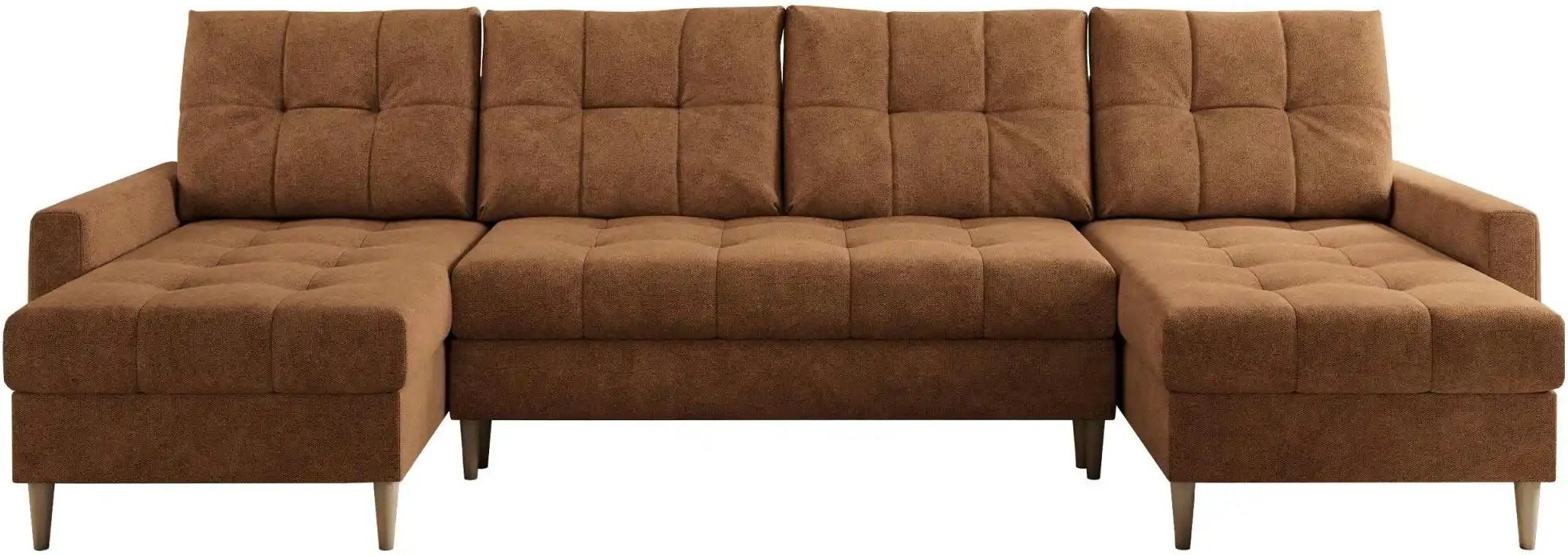 Wohnlandschaft mit Schlaffunktion Astra ¦ orange ¦ Maße (cm): B: 290 H: 75 Polstermöbel > Sofas > Wohnlandschaften - Höf...