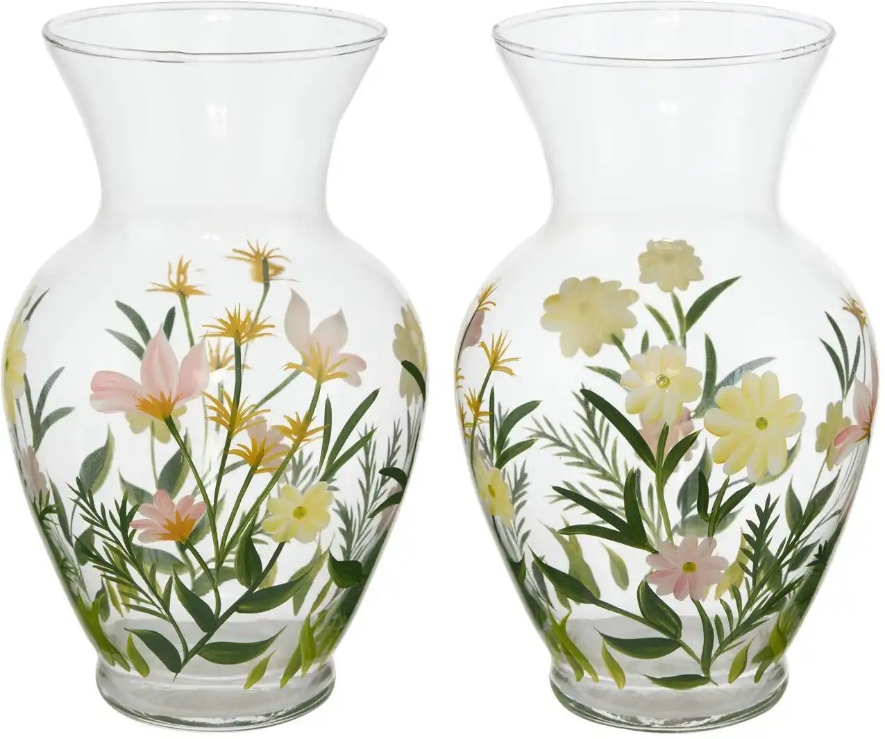 Vase sortiert ¦ transparent/klar ¦ Glas ¦ Maße (cm): H: 20 Ø: 12.5 Accessoires > Vasen - Höffner