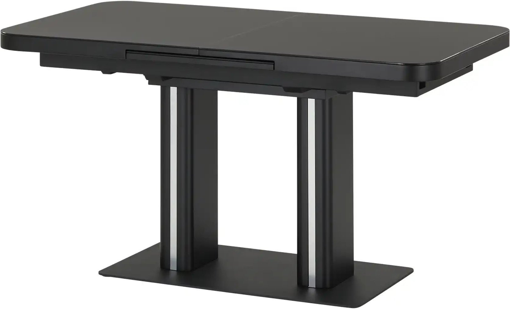 Esstisch ausziehbar Tizian ¦ schwarz ¦ Maße (cm): B: 80 H: 76 Tische > Esstische > Esstische ausziehbar - Höffner