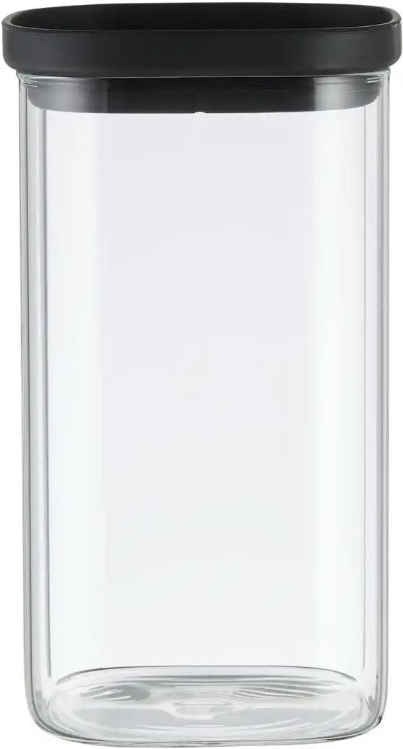 KHG Vorratsglas ¦ Glas,Silikon ¦ Maße (cm): B: 10 H: 18 Küchenzubehör & Helfer > Küchenhelfer - Höffner