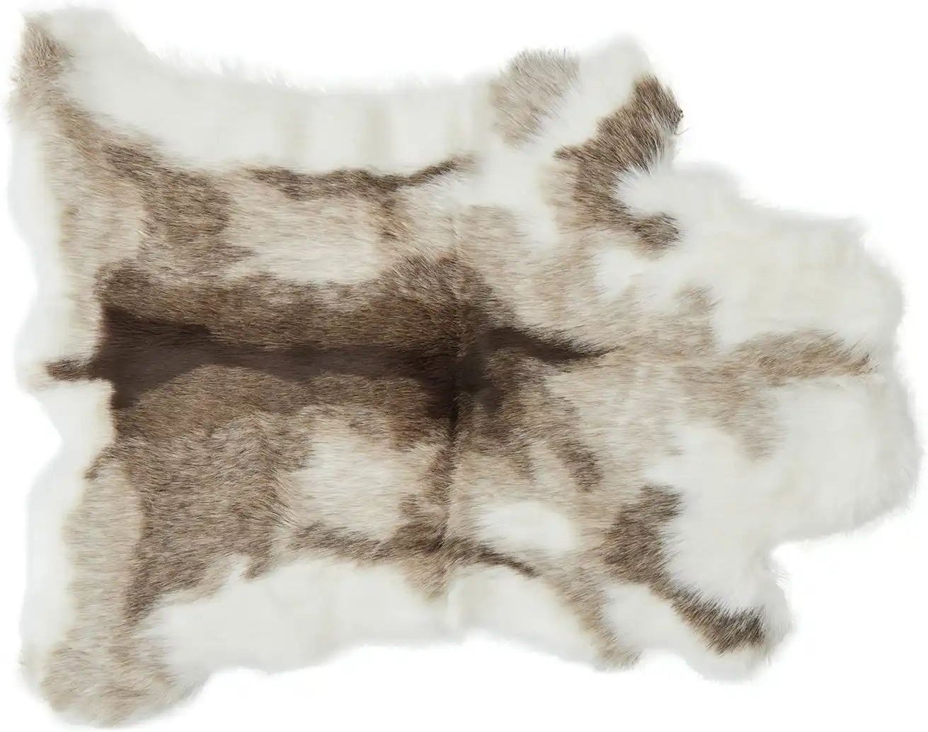 Thumbnail - Kunstfell Rentierfell ¦ grau ¦ Synthetische Fasern ¦ Maße (cm): B: 90 H: 6,1 Teppiche > Felle > Kunstfelle - Höffner