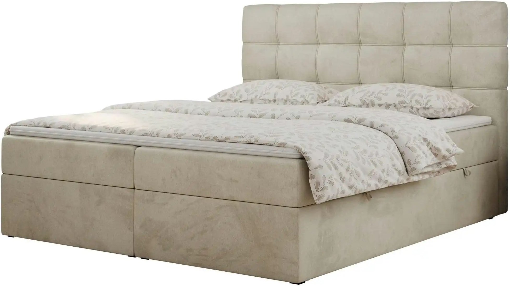 Boxbett mit Bettkasten Erni ¦ beige ¦ Maße (cm): B: 160 H: 110 Betten > Komfortbetten - Höffner