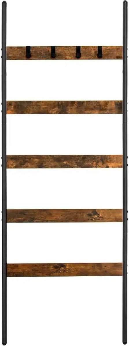 Leiterregal ¦ braun ¦ Metall ¦ Maße (cm): B: 65 H: 178 Garderoben & Kleiderstangen > Hakenleisten - Höffner