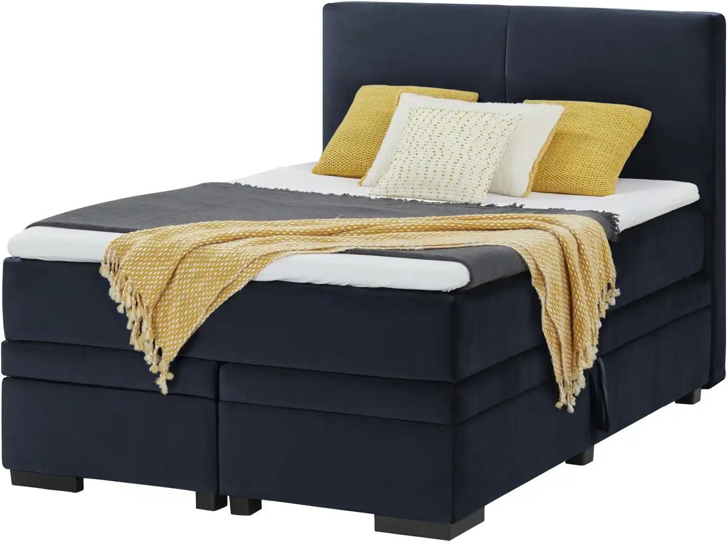 Boxi Boxspringbett mit Bettkasten Boxi Classic ¦ blau ¦ Maße (cm): B: 140 H: 125 Betten > Boxspringbetten - Höffner