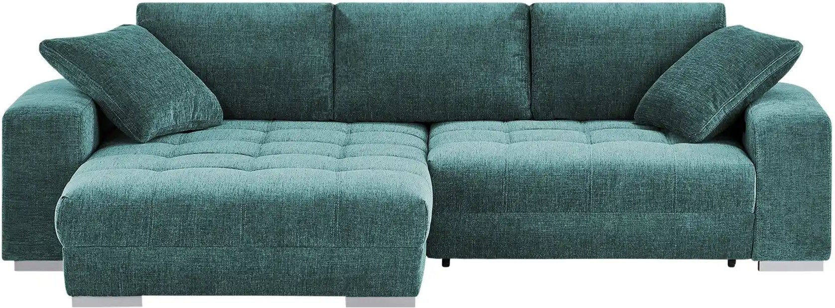 Thumbnail - bobb Ecksofa mit Schlaffunktion Caro ¦ türkis/petrol ¦ Maße (cm): B: 305 H: 87 T: 202.0 Polstermöbel > Sofas > Ecksofas ...