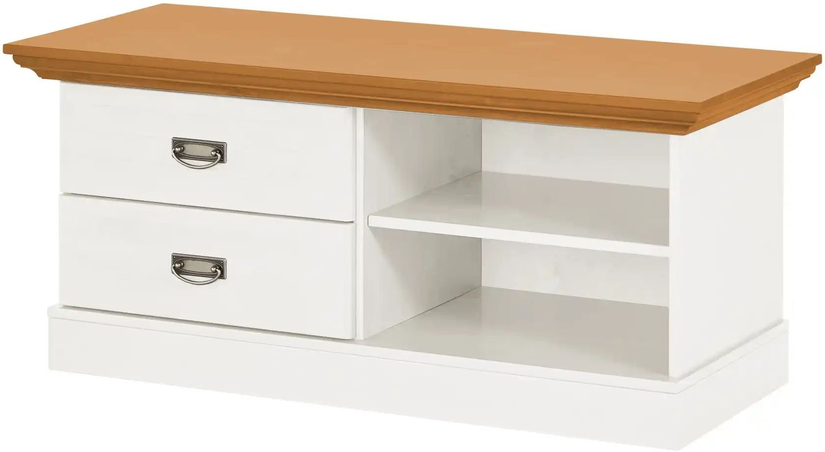 maison bleue Lowboard Florian ¦ weiß ¦ Maße (cm): B: 118,5 H: 53,4 T: 48.0 Kommoden & Sideboards > Lowboards - Höffner