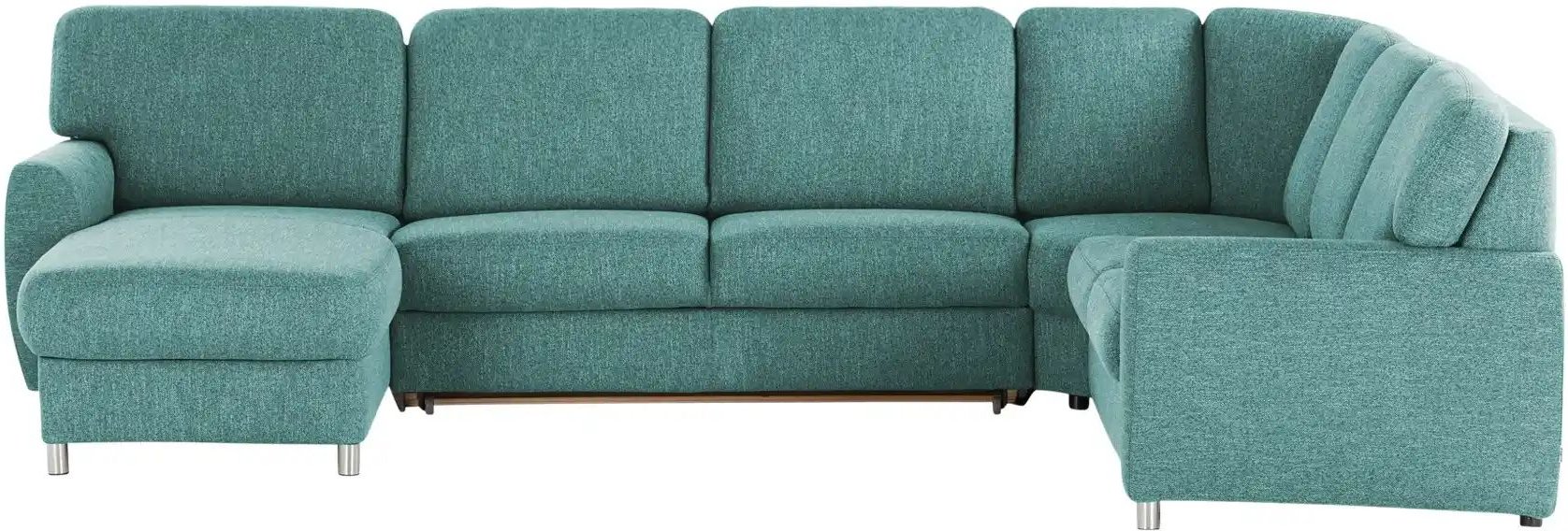 smart Wohnlandschaft Valencia ¦ türkis/petrol ¦ Maße (cm): B: 341 Polstermöbel > Sofas > Schlafsofas - Höffner