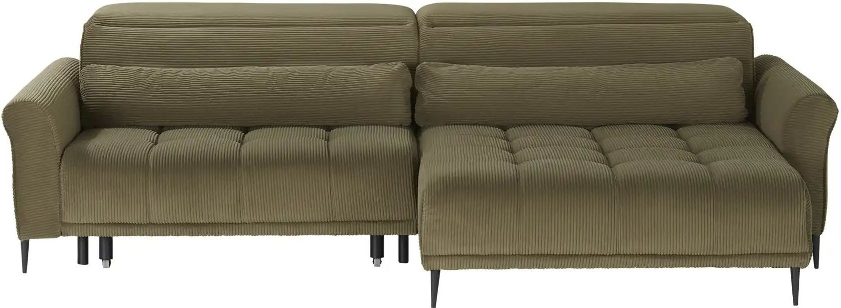 Thumbnail - Ecksofa Logan ¦ grün ¦ Maße (cm): B: 277 H: 80 T: 179.0 Polstermöbel > Sofas > 3-Sitzer - Höffner
