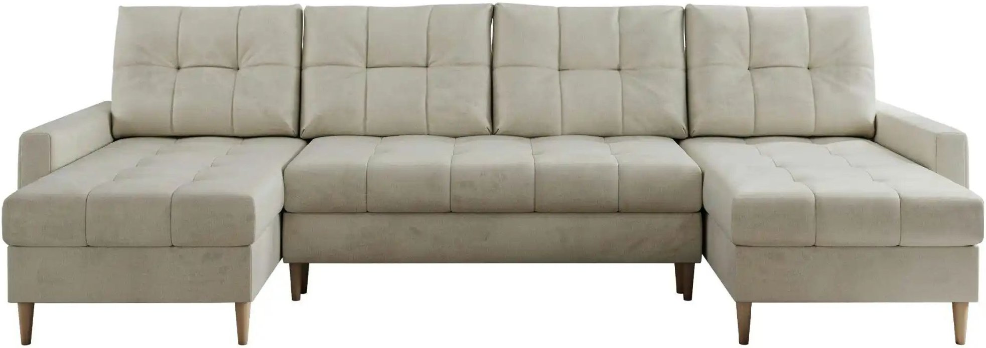 Wohnlandschaft mit Schlaffunktion Astra ¦ beige ¦ Maße (cm): B: 290 H: 75 Polstermöbel > Sofas > Wohnlandschaften - Höff...