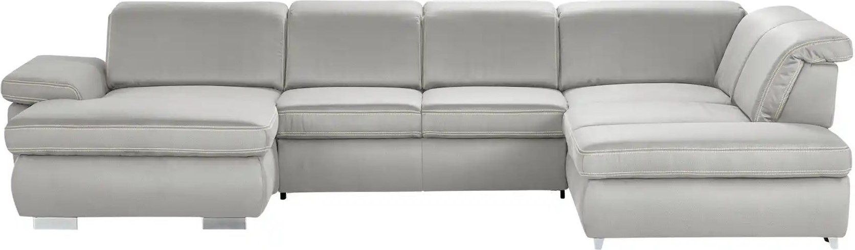 Thumbnail - Lounge Collection Wohnlandschaft mit verschiedenen Funktionen Amanda ¦ grau ¦ Maße (cm): B: 379 H: 85 T: 260.0 Polstermö...