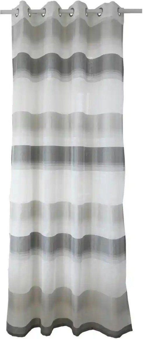 Ösenschal ¦ grau ¦ Synthetik ¦ Maße (cm): B: 140 H: 245 Gardinen & Rollos > Gardinen & Vorhänge > Schlaufenschals - Hö...